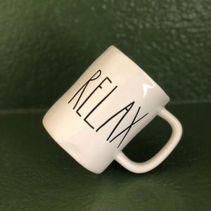 Rae Dunn Mug with Teal Interior